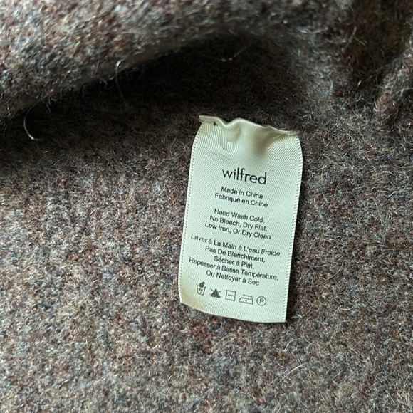 🔥Wilfred🔥 | Brown Dunkirk wool and mohair blend sweater long vest - Picture 7 of 10